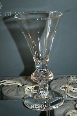 SET OF 11 CRYSTAL STEUBEN TEARDROP BALUSTER WATER GOBLET GLASS 6 #7877 With CASES