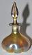 STEUBEN AURENE Gold Art Glass Perfume Bottle