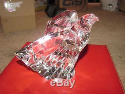 STEUBEN Eagle Glass Crystal With Red Box Signed 5.5