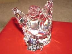 STEUBEN Eagle Glass Crystal With Red Box Signed 5.5