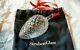 STEUBEN Glass PINE CONE Crystal Christmas Ornament Rare New in Box Crystal