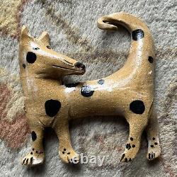 SUKI Diamond Studio California Art Pottery DOGS Figural Sculpture Wall Hangings