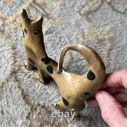 SUKI Diamond Studio California Art Pottery DOGS Figural Sculpture Wall Hangings