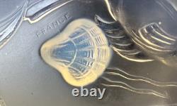 Sabino France Art Glass Opalescent Fish and Star Fish Bowl