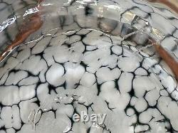Santa Fe Artist Incredible Studio Hand Blown Art Glass Bowl 20.5 X 18 X 4