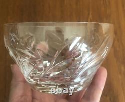 Set Of6 Vintage Stuart England Crystal Finger Bowls 4 1/4 Signed