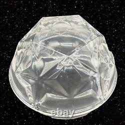 Set Of 2 Tiffany & Co Crystal Star Bowl Authentic Marked 2.5t 6w
