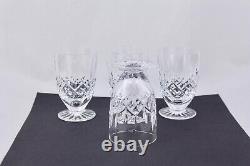 Set Of 4 Waterford Crystal Lismore 4 Footed Juice Glasses Mint