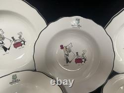 Set Of 5 Anderson Restaurants Pea Soup Bowls Syracuse China Great Shape