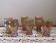 Set Of 6 Lct Tiffany Gold Favrile Tadpole Tendril Sherry, Cordial Glasses 3 7/8