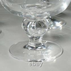 Set Of (6) Tiffany & Co. Brittania Glass Footed Dessert Bowls/compotes