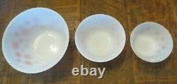 Set of 3 Federal Polka Dot Bowls