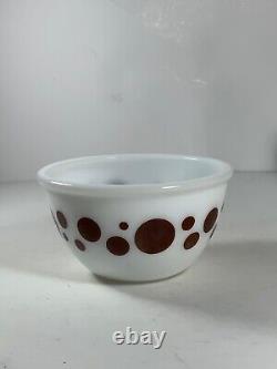 Set of 3 Vintage Hazel Atlas Polka Dot Serving Bowls