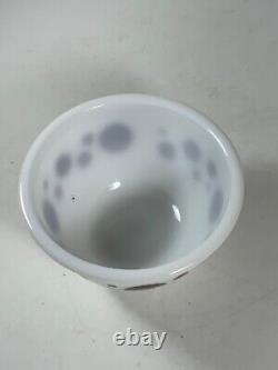 Set of 3 Vintage Hazel Atlas Polka Dot Serving Bowls