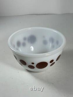 Set of 3 Vintage Hazel Atlas Polka Dot Serving Bowls
