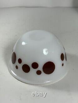 Set of 3 Vintage Hazel Atlas Polka Dot Serving Bowls