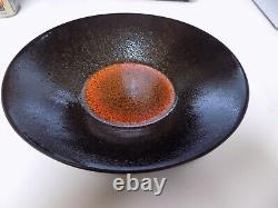 Set of 6 Jars France Crate & Barrel KUTTARA Pasta Cereal Bowls Orange/Red/Black