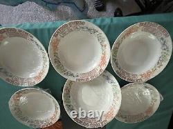 Set of 6 LJUNGBERG COLLECTION New Orleans Rimmed soupbowls SEAFOOD GUMBO Recipe