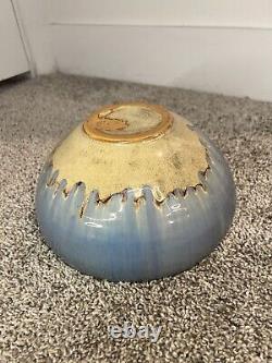 Shearwater Pottery James Anderson 1999 Turquoise Bowl Large