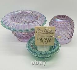 Shelly Fenton Rose Magnolia Iridescent 3 Pc Fairy Light Sea Mist Green Insert