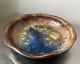 Signed Handcrafted Bill Campbell Art Pottery Crystalline Glaze Serving Bowl