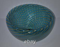 Signed Orlando Zennaro Murano Art Glass Bowl 1545