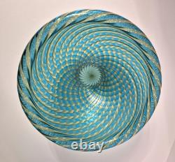 Signed Orlando Zennaro Murano Art Glass Bowl 1545