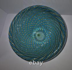 Signed Orlando Zennaro Murano Art Glass Bowl 1545