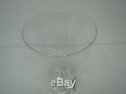 Signed Steuben Crystal Large 11 1/8 Whirlpool Vase Excellent Condition