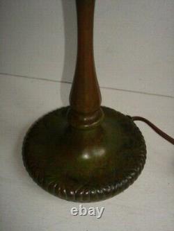 Signed Tiffany Studios Lamp Base