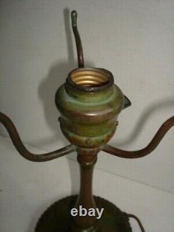 Signed Tiffany Studios Lamp Base