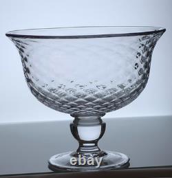 Simon Pearce ROYALTON OPTIC 8 Footed Bowl(s) MINT HTF