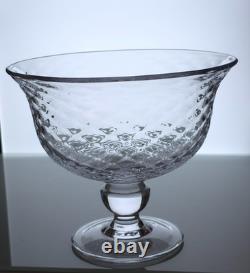 Simon Pearce ROYALTON OPTIC 8 Footed Bowl(s) MINT HTF