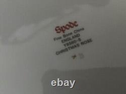 Spode Christmas Rose Centerpiece/ Lge Serving Bowl 9 1/2 inches diameter Y8560-S