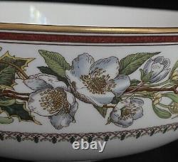 Spode Christmas Rose Centerpiece/ Lge Serving Bowl 9 1/2 inches diameter Y8560-S