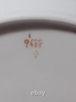 Spode Copeland's China England STAFFORD Blue Leaf 9688 Rimmed Soup Bowl Set of 2