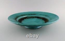 St. Erik, Upsala. Large Art Deco bowl / dish in glazed ceramics. 1930s