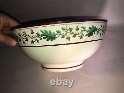 Staffordshire Creamware Liverpool Polychrome Bowl Duff Missionary Ship 1794