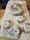 Stanway 6 Piece Beautiful Floral Serving Pot And 4 Bowls England