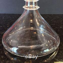 Steuben Art Glass Ships Decanter with Stopper Signed