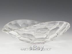 Steuben Crystal Art Glass MEDIUM TORTOISE BOWL DISH By Ted Muehling Mint BOX