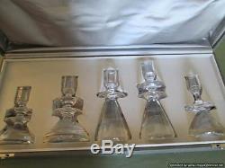 Steuben Crystal Candlestick Cluster with Box