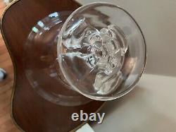 Steuben Crystal Glass Pedestal Bowl Signed. 8 X 6-1/2. Mint Condition