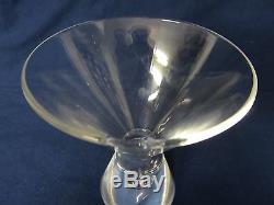 Steuben Crystal Teardrop Cocktail Martini Stems Excellent Appear Unused Cond