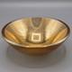 Steven Schlanser Art Glass Gold Artifact Bowl 2008 7 3/8 FREE USA SHIP #3