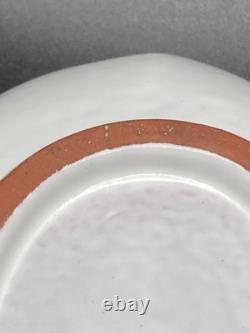 Stig Lindberg, Gustavsberg, Sweden, Faience Leaf Bowl, Hand Painted MCM