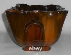 Stockton Art Pottery Standard Glaze Ruffled Rim Large Planter MUSEUM PIECE