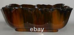 Stockton Art Pottery Standard Glaze Ruffled Rim Large Planter MUSEUM PIECE