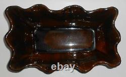 Stockton Art Pottery Standard Glaze Ruffled Rim Large Planter MUSEUM PIECE