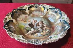 Stunning RS PRUSSIA The Melon Eaters Ornate 9-1/4 MASTER BERRY / Serving BOWL